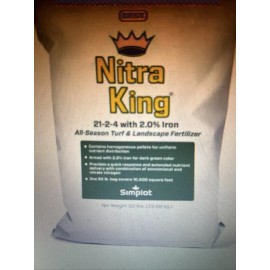 Best NITRA KING 21-2-4 With 2.0 % Iron ALL SEASON LAWN FERTILIZER  25 Lbs