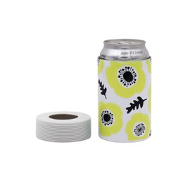 OGURA Can Holder, 11.8 fl oz (350 ml), Cold Insulation, Vacuum Insulated, Plastic Bottle, Tumbler, Thermal, Northern Europe, Tuuli (For 11.8 fl oz (350 ml) Cans, Yellow)