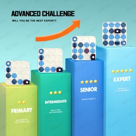 Kids Toys STEM Board Games, Montessori Logic Road Builder Brain Teasers Puzzles for 3 4 5 6 7 Year Old Boys Girls,Educational Brain Puzzles Maze Games for Boys Girls Ages 3-10 Birthday Gifts