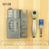 Mini Ratchet Screwdriver Bit Set with Reversible Handle, Magnetic Extension