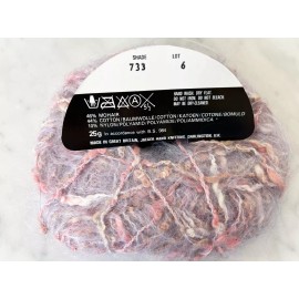 Jaeger Vintage Jaeger Mohair Cotton Yarn - 1 Skein Color Variegated Pink/Purple #733