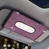 Bling Leather Tissue Box, Glitter Tissue Box for Car Sun