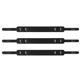 Ultra Lightweight Mask Bands Black 3 Pack for Mask Ear Laces for Ears and Mask Ear Ties (3 Pieces)