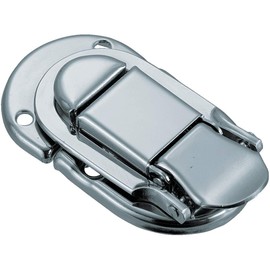 TRUSCO(トラスコ) パッチン錠 横ズレ防止タイプ・スチール製 (4個入) P-49