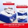 Happybuy Mini Pottery Wheel for Kids & Beginners, 2 Turntables