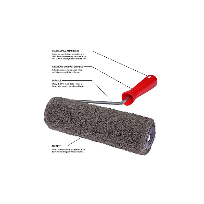 LEVEL5 12" Drywall Compound Roller | 4-906