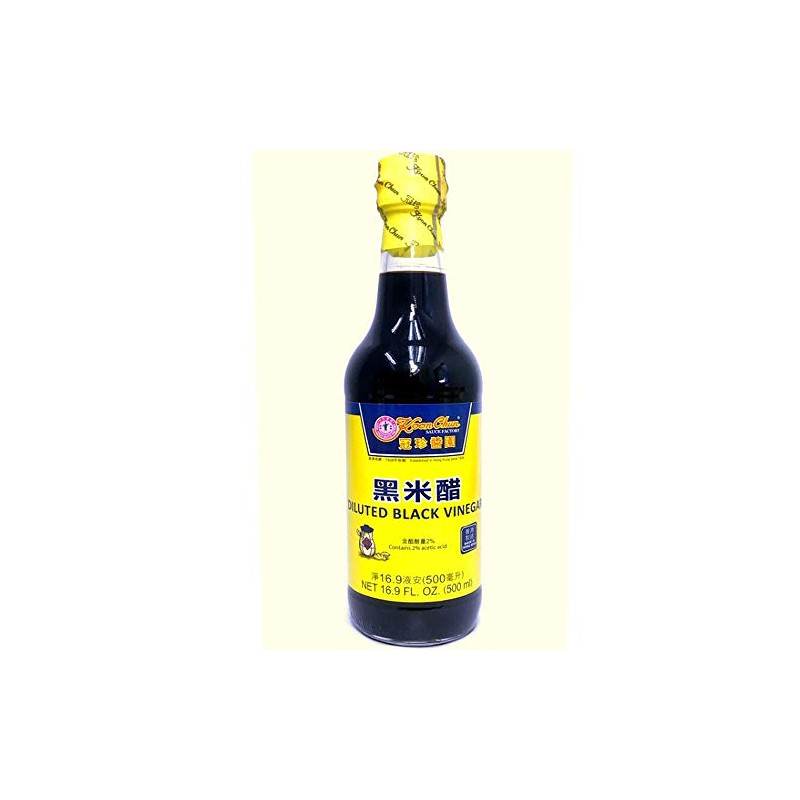 Koon Chun Diluted Black Rice Vinegar 16.9 oz (1 Pack)