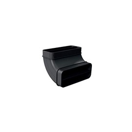 Bosch HEZ9VDSB2 Accessory for Hobs with Extractor Hood, 90° Vertical Flat Channel Bend, Size L, Black