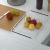 JINGWAYS Stainless Steel Dish Rack,Expandable Deep & Large Dish Drying