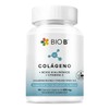 BIO B Colágeno Hidrolizado 90 Cápsulas Veganas Ácido Hialurónico Vitamina