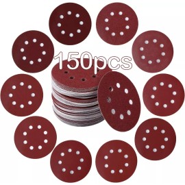 Generic 150 Discos De Lijas Orbital De 5 Pulgadas 60-1000(10tamanos)