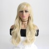 PORSMEER Blonde Wig with Accessory Sets – Long Blonde Wavy