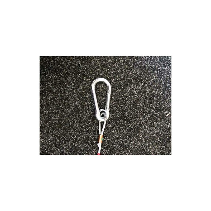 AL-KO Breakaway Cable With Caribena Clip (One Size) (Red)