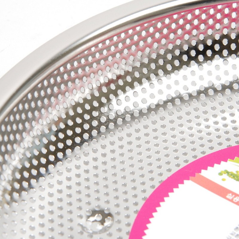Queen Sense Domestic perforated stainless steel large sieve 24cm stainless