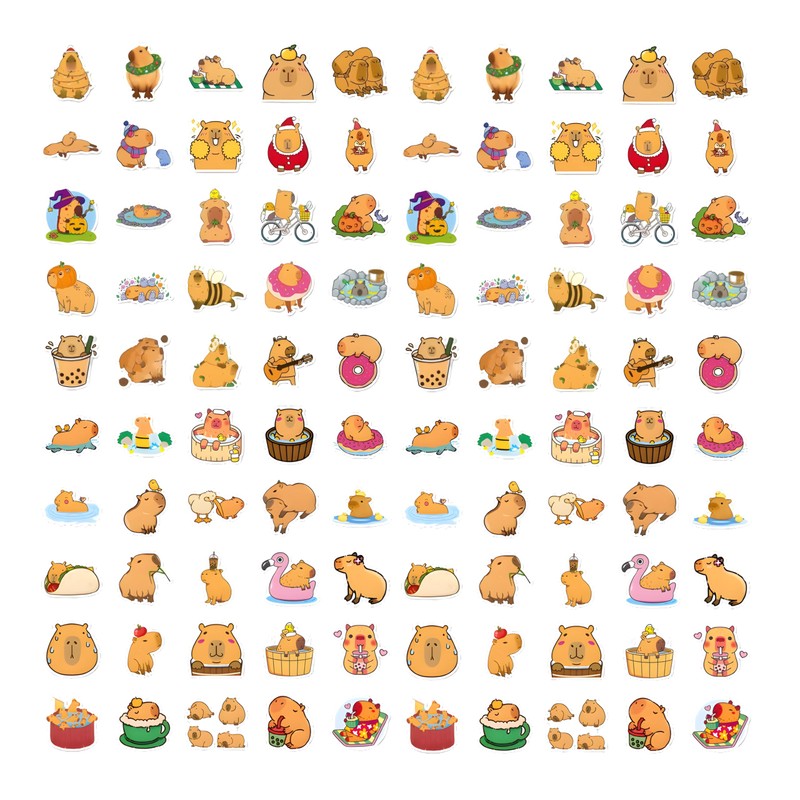 Capybara Sachen Capybara Sticker Capybara Sticker Comes with 20 Sets