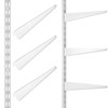 Colingmill 2 Pcs Twin Rail Upright Wall Shelving System 25