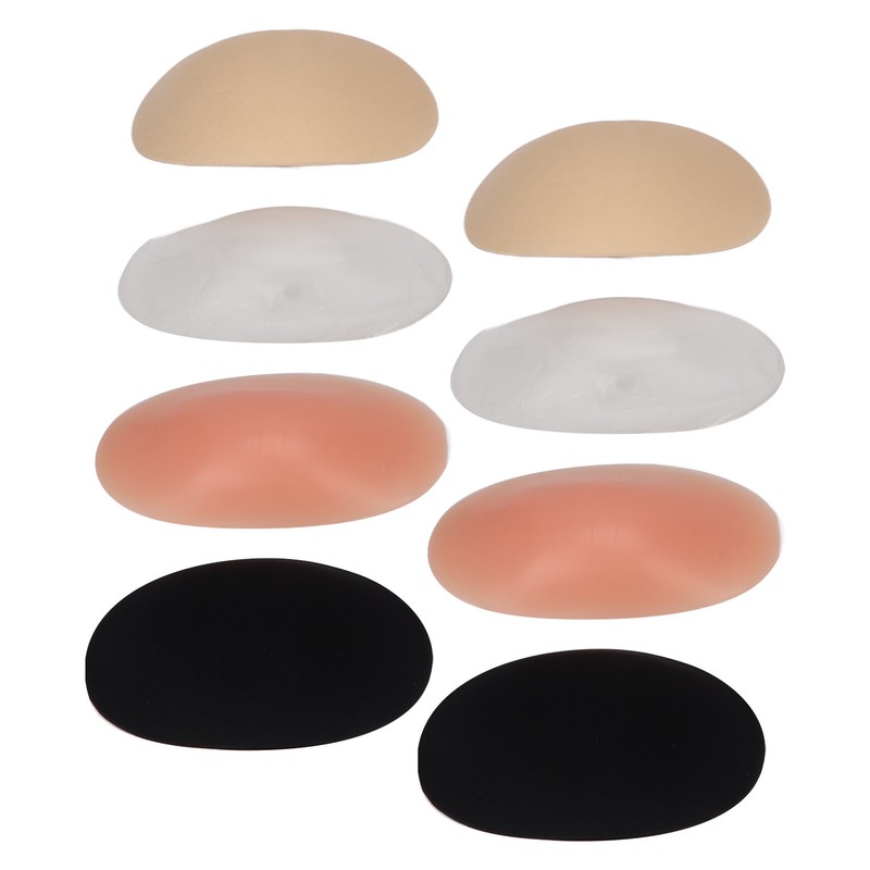 4Pairs Silicone Shoulder Pads Soft Breathable Invisible Removable Prevent Slip