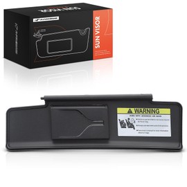 A-Premium Driver Left Side Sun Visor Compatible with Mazda MX-5 MX5 Miata 2006-2015 - Without Vanity Light, Black Color - Replaces NE5169320D02, NE516-9320D-02