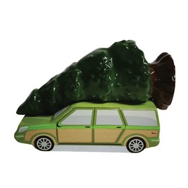 Department 56 National Lampoon's Christmas Vacation Griswold Family Car and Tree Salt and Pepper Spice Shaker Set, 3.54 Inch, Multicolor