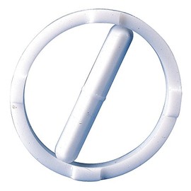 SP Bel-Art Spinring Teflon Magnetic Stirring Bar; 50.8 x 8mm, 57.2mm Ring O.D., White (F37140-0020)