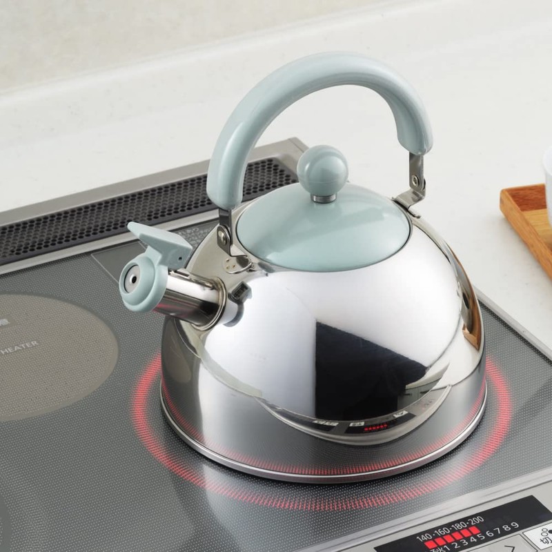 Yoshikawa SORA SJ3420 Whistling Kettle, Made in Japan, Compatible with