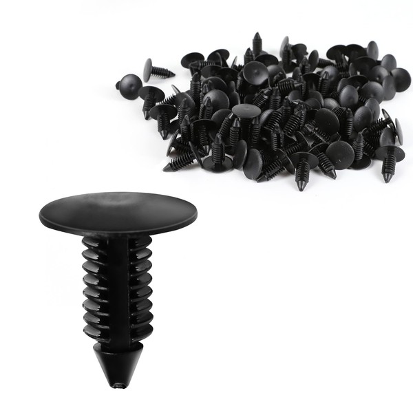 Hbxdeco 100PCS Car Fender & Bumper Shield Fastener Clips, Auto