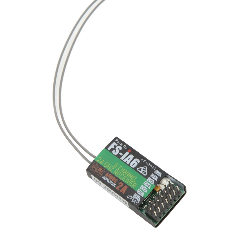 FS IA6 RC Receiver 2.4GHz 6 Channels with Dual Antenna