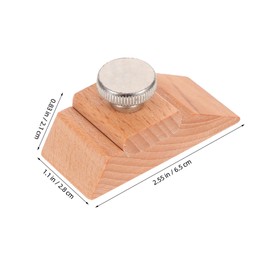Operitacx Leather Edge Burnishing Hand Sanding Block Easy to Use Sandpaper Grinding Tool for Wood Sanding Block for Woodworking