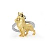 O meta[l]morphose Metalorphose MTM275-01 Lion Keyring Gold One Size, gold-coloured,
