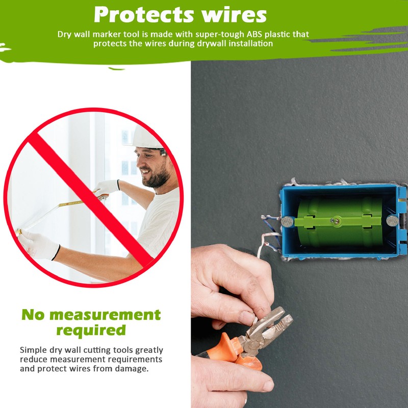 5PCS Drywall Marking Tool Accurate Marking Dry Wall Electric Box