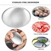 OUDQFCJ 2 x Odour-Neutralising Brushed Stainless Steel Soap for Eliminating