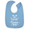 Hippowarehouse Snuggle Bunny - Easter cotton baby nursing bib boys
