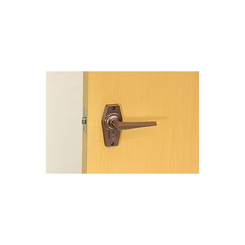 Kawaguchigiken Home Lever Brown Color Display Lock HL-4CB