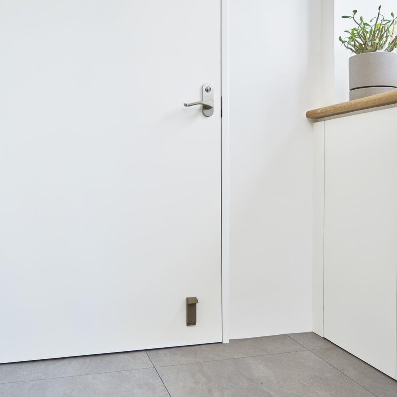 Tidy OT-665-790-5 Door Stop Wedge Magnetic Entrance Door Stopper Gray
