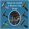 EZ-Xtend Premium Pontoon Boat Canopy and Bimini Top Strap with