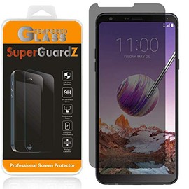 for LG Stylo 4 / LG Stylo 4+ / LG Stylo 4 Plus Tempered Glass Screen Protector [Privacy Anti-Spy], SuperGuardZ, 9H Anti-Scratch, Anti-Bubble [Lifetime Replacements]