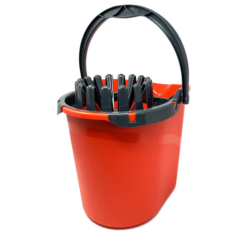 PLASTIFIC Strong and Durable Plastic Bucket with Carry Handle -