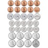 Ashley-10067 US Coin Money Set Die-Cut Magnets, Multi