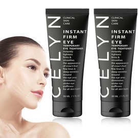 FCXQG Celyn Instant Firm Eye Tightener 2 Pieces Eye Bag Cream Firming Celyn Eye Bag Cream Under Eye Cream Anti Ageing Eye Tightening Eye Bag Cream Eye Cream for Puffiness Dark Circles (30 ml)