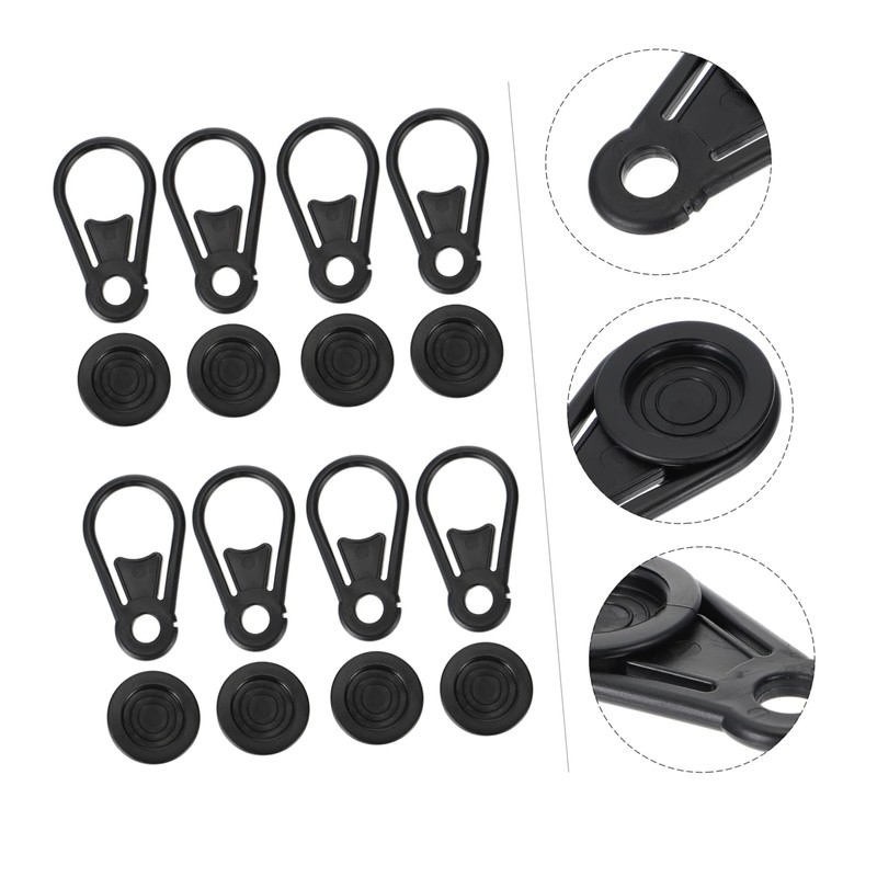 Operitacx 20Pcs Tarp Grabbers Lightweight Tent Clips for Outdoor Camping