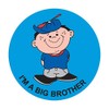 PDC Healthcare 59707288 "IM A Big Brother" Paper Label, Circle,