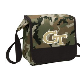 Broad Bay Camo Georgia Tech Lunch Bag Shoulder GT Yellow Jackets Lunch Boxes