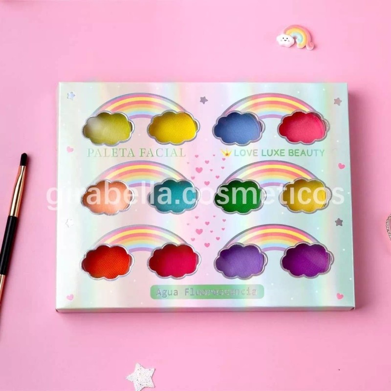Girabella Delineador Activa Con Agua Face Art Paquete 12 Piezas