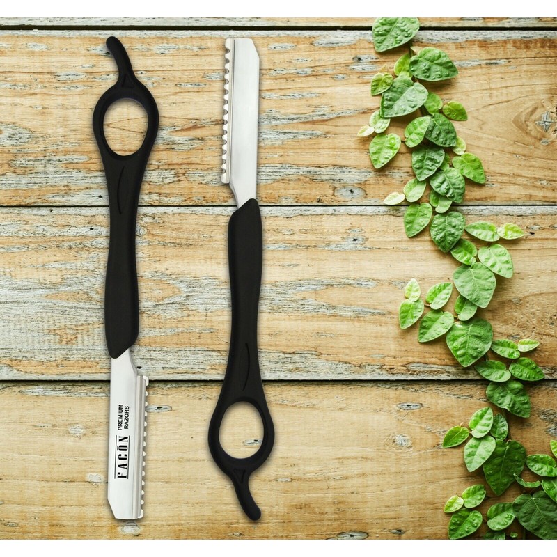 FACON 10 BLADES + PROFESSIONAL HAIR STYLING THINNING TEXURIZING CUTTING