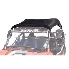 Tusk UTV Fabric Roof Bimini Top Bikini Roof Black Compatible with Polaris RZR 800 2007-2014/RZR 570 2012-2021