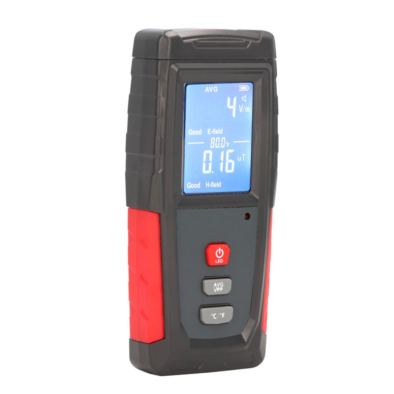 Electromagnetic Radiation Automatic Alarm Plastic Tester EMF Inspection 3.7V 600mAh