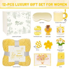Gifts for Women, Self Care Spa Birthday Gift Basket for Women Mom Her