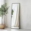 Sunniry Full Length Mirror 56x16 inch, Black Full Body Mirror,
