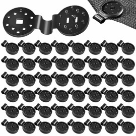 Plastic Clips Shade Net, Pack of 50 Sun Protection Net Clips, Shade Cloth Clips, Reusable, Shade Net, Plastic Clip for Sun Protection Net with Eyelets, Black