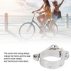 41mm Bike Seat Post Clamp CNC Aluminium Alloy Bicycle Quick
